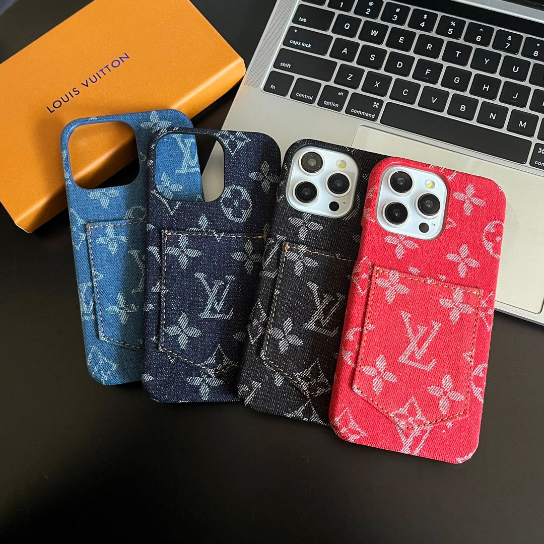 Iconic Armor Louis Vuitton with Card Holder i Phone Case