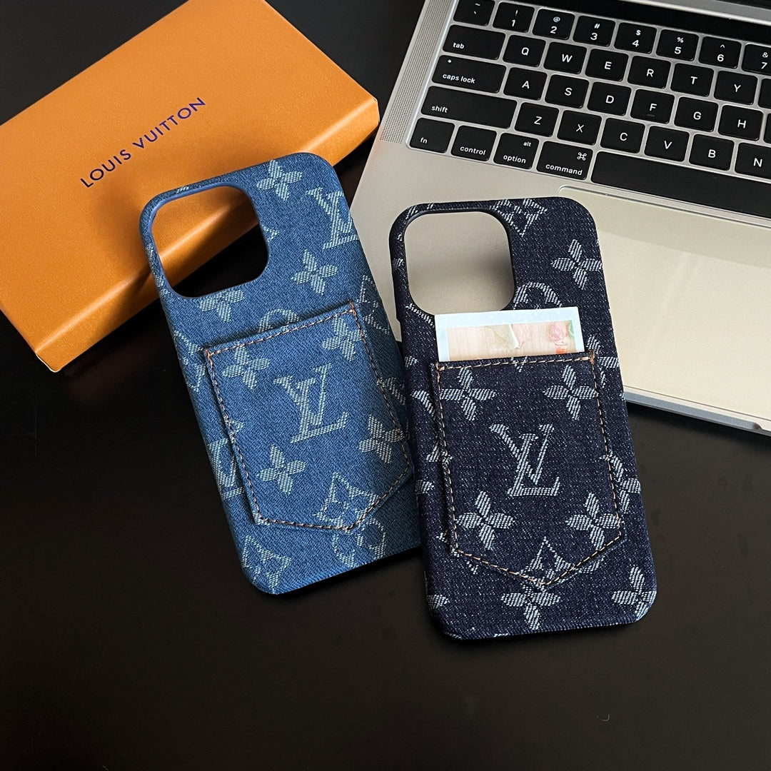 Iconic Armor Louis Vuitton with Card Holder i Phone Case