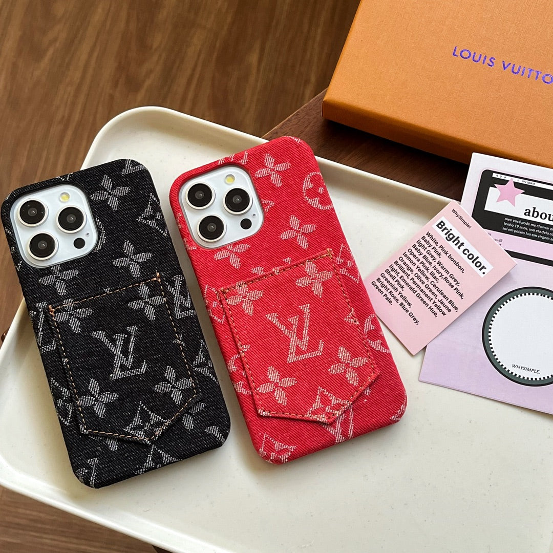 Iconic Armor Louis Vuitton with Card Holder i Phone Case