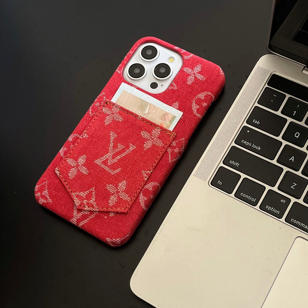 Iconic Armor Louis Vuitton with Card Holder i Phone Case