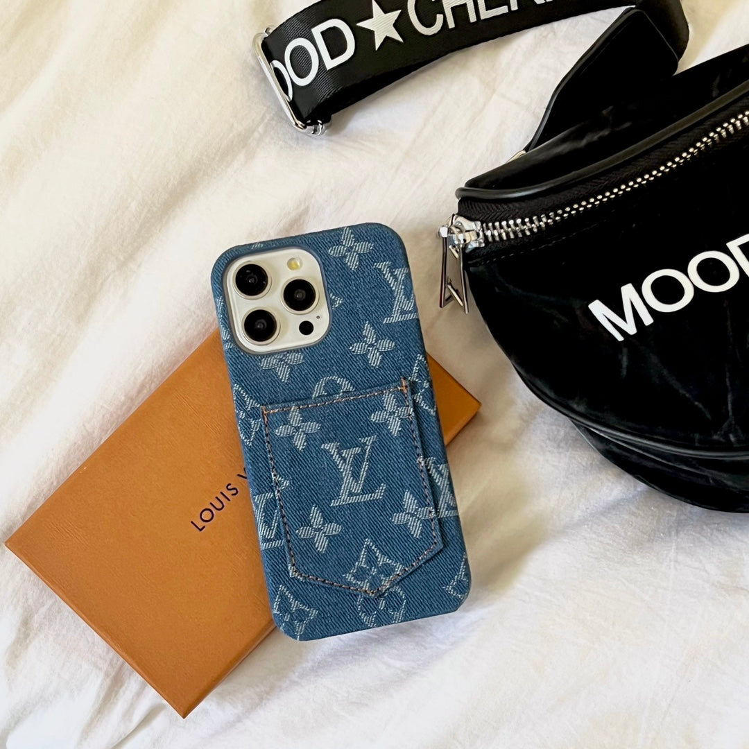 Iconic Armor Louis Vuitton with Card Holder i Phone Case