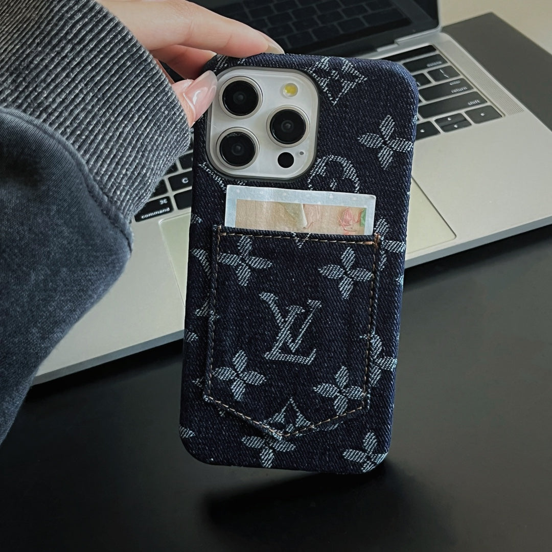 Iconic Armor Louis Vuitton with Card Holder i Phone Case