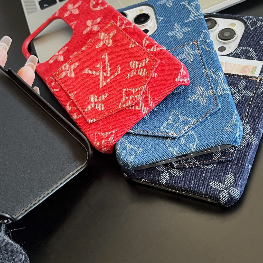 Iconic Armor Louis Vuitton with Card Holder i Phone Case
