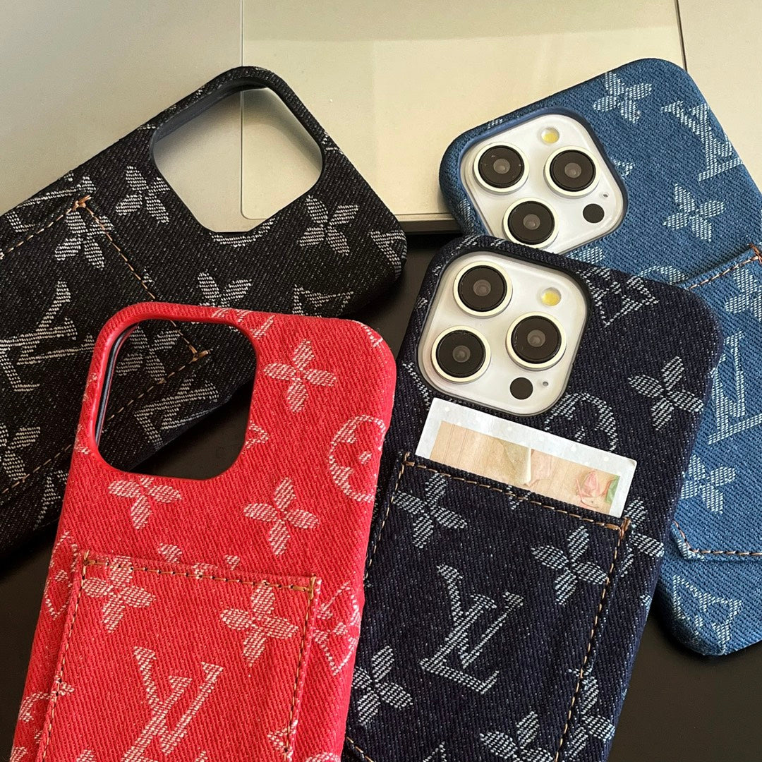 Iconic Armor Louis Vuitton with Card Holder i Phone Case
