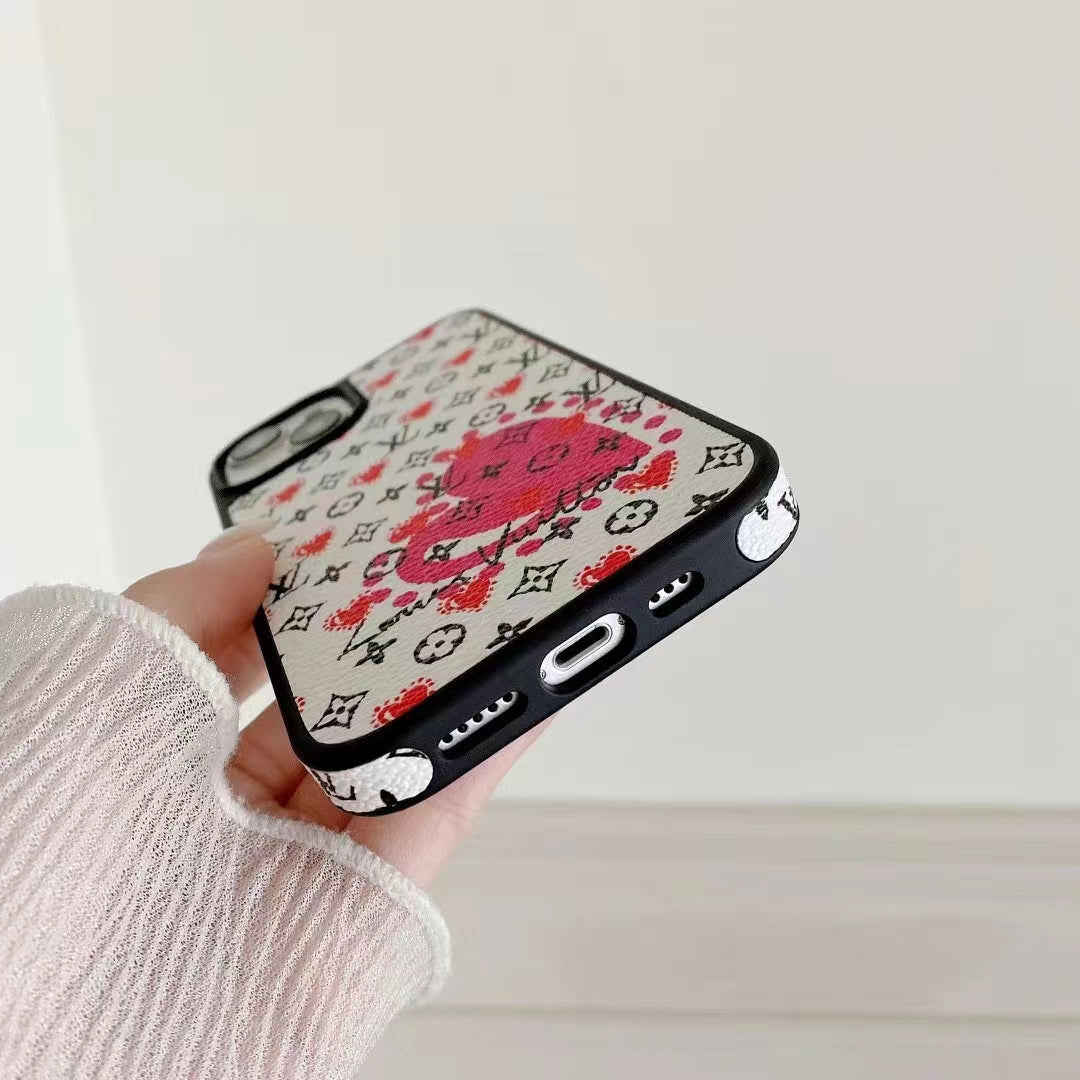 LV Patchwork Leather Case – Limited Edition Style