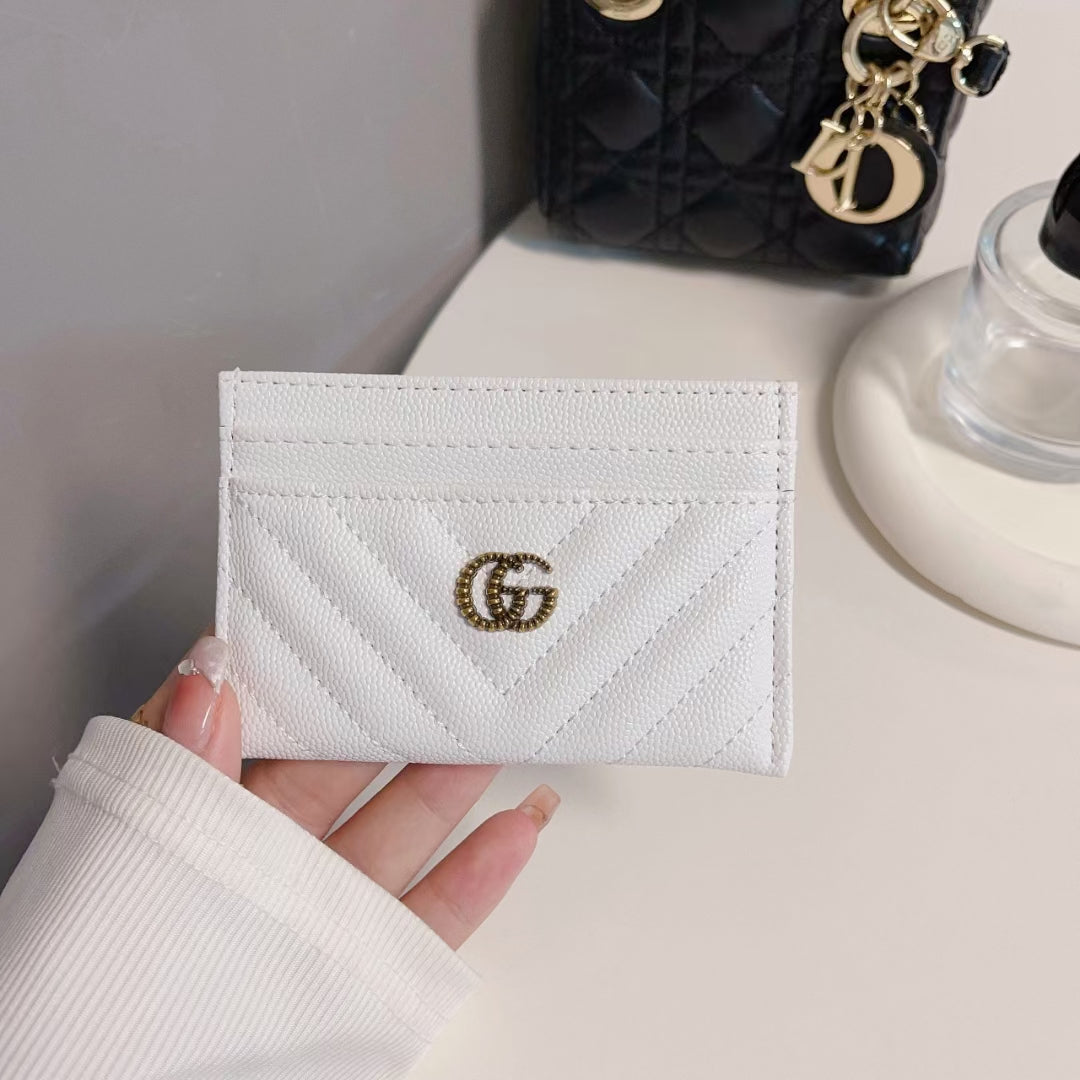 Gucci Signature Slim Wallet Card Case