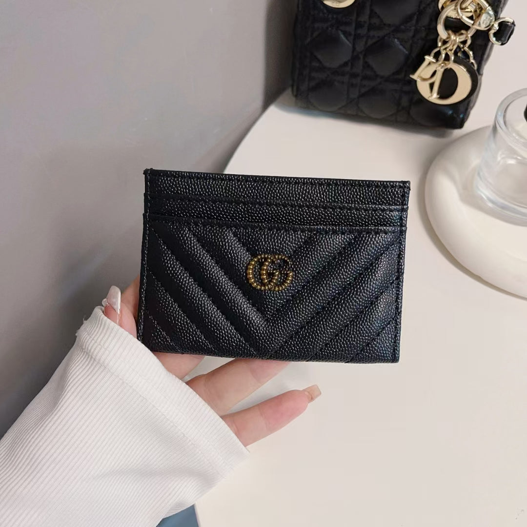 Gucci Signature Slim Wallet Card Case