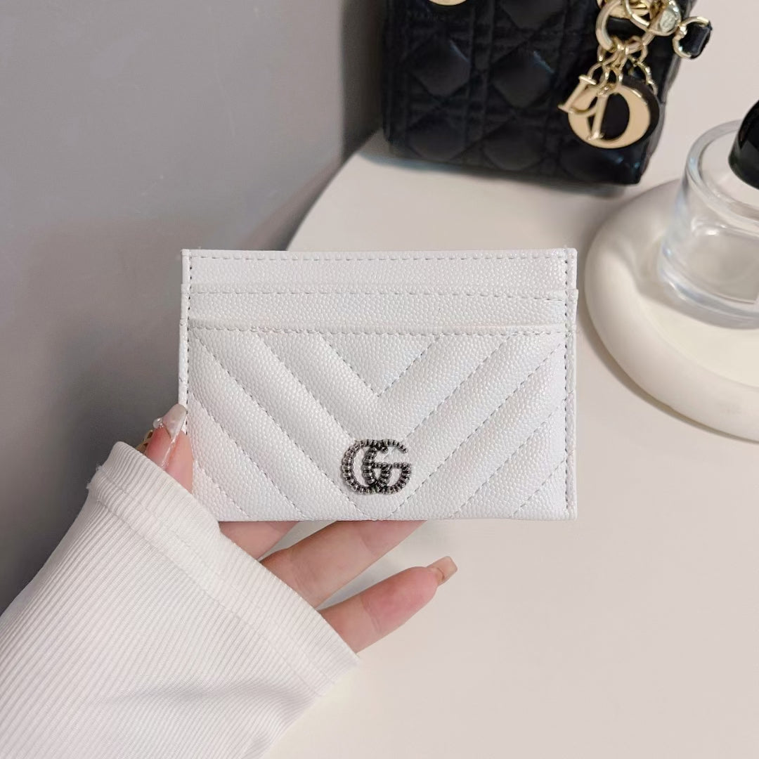 Gucci Signature Slim Wallet Card Case