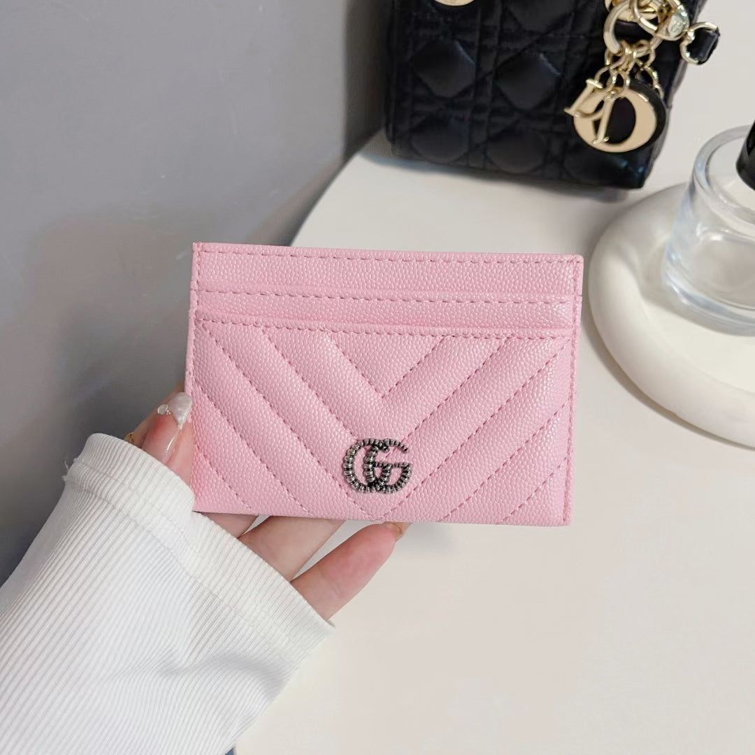 Gucci Signature Slim Wallet Card Case