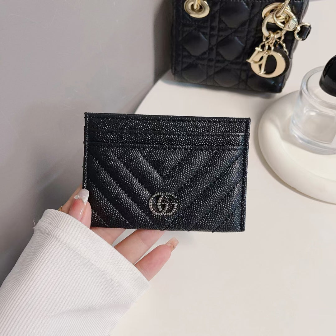 Gucci Signature Slim Wallet Card Case