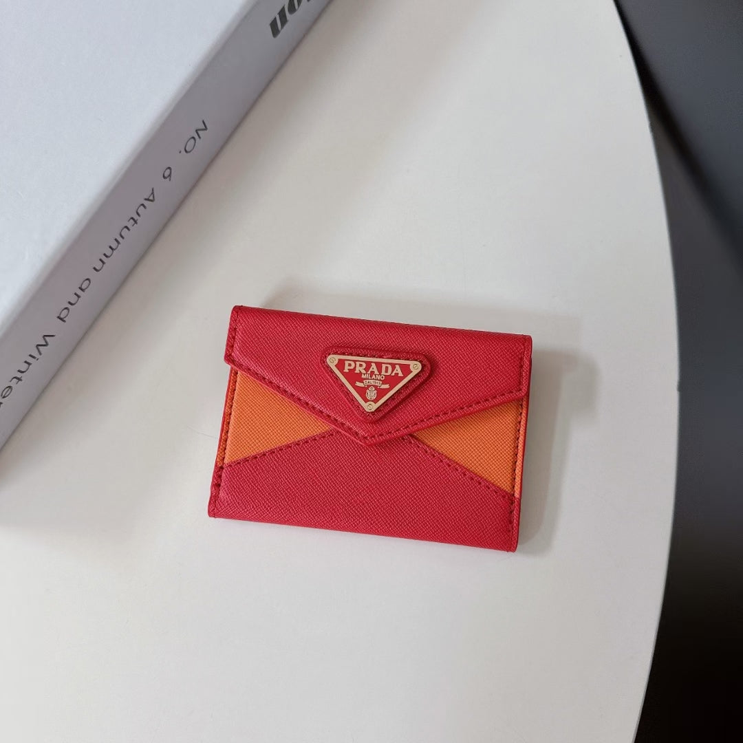 Prada Signature Saffiano Leather Card Case