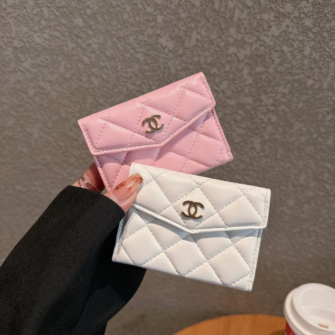 Chanel Leather Wallet Card Case