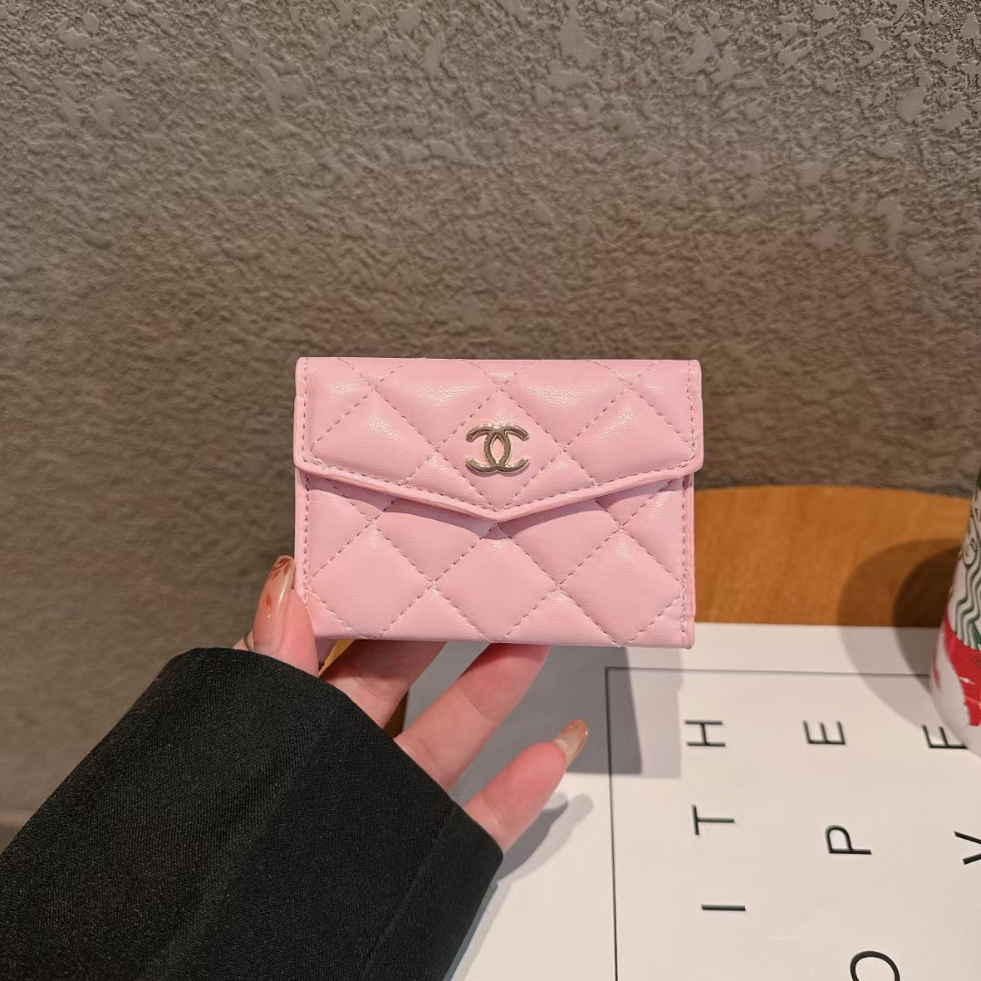 Chanel Leather Wallet Card Case