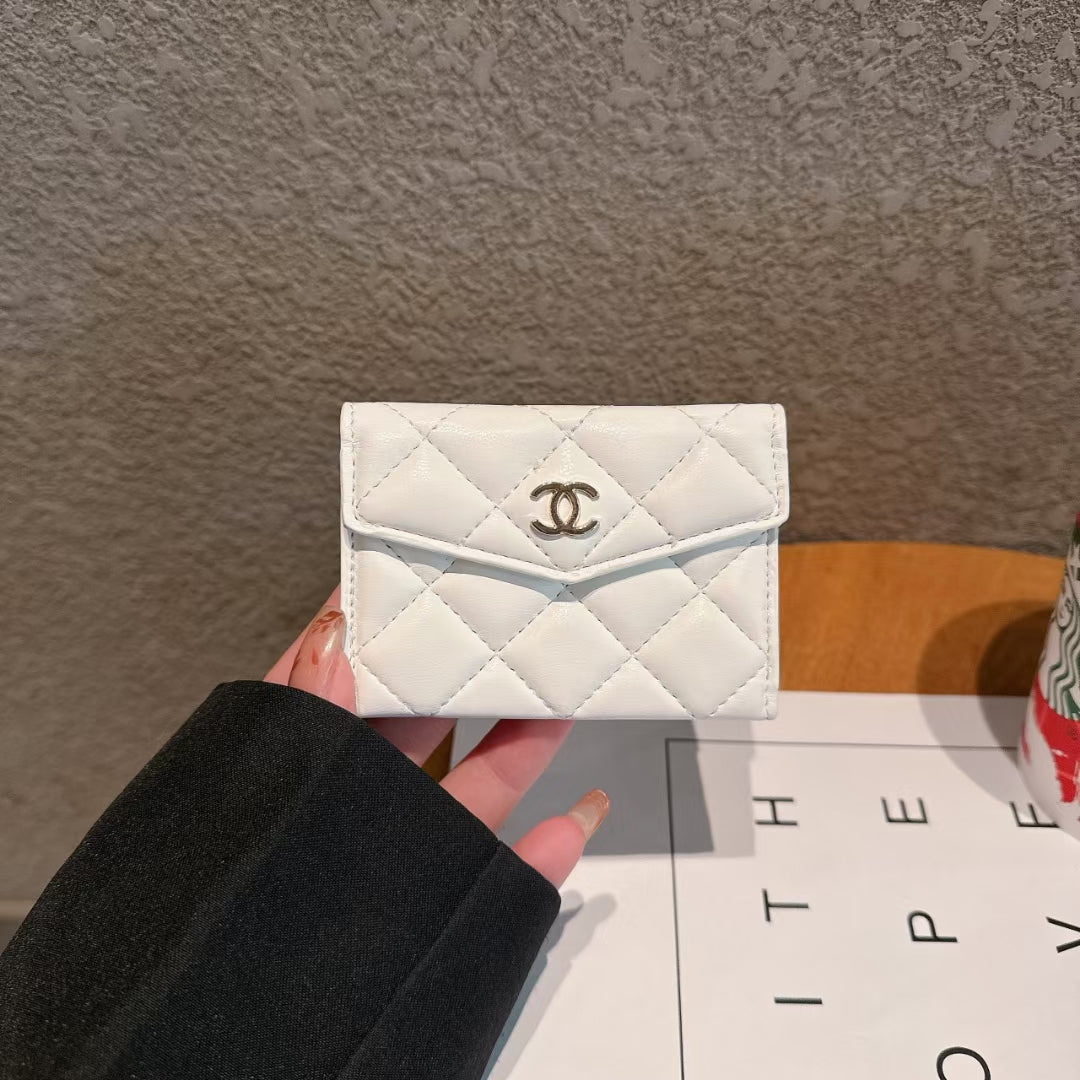 Chanel Leather Wallet Card Case