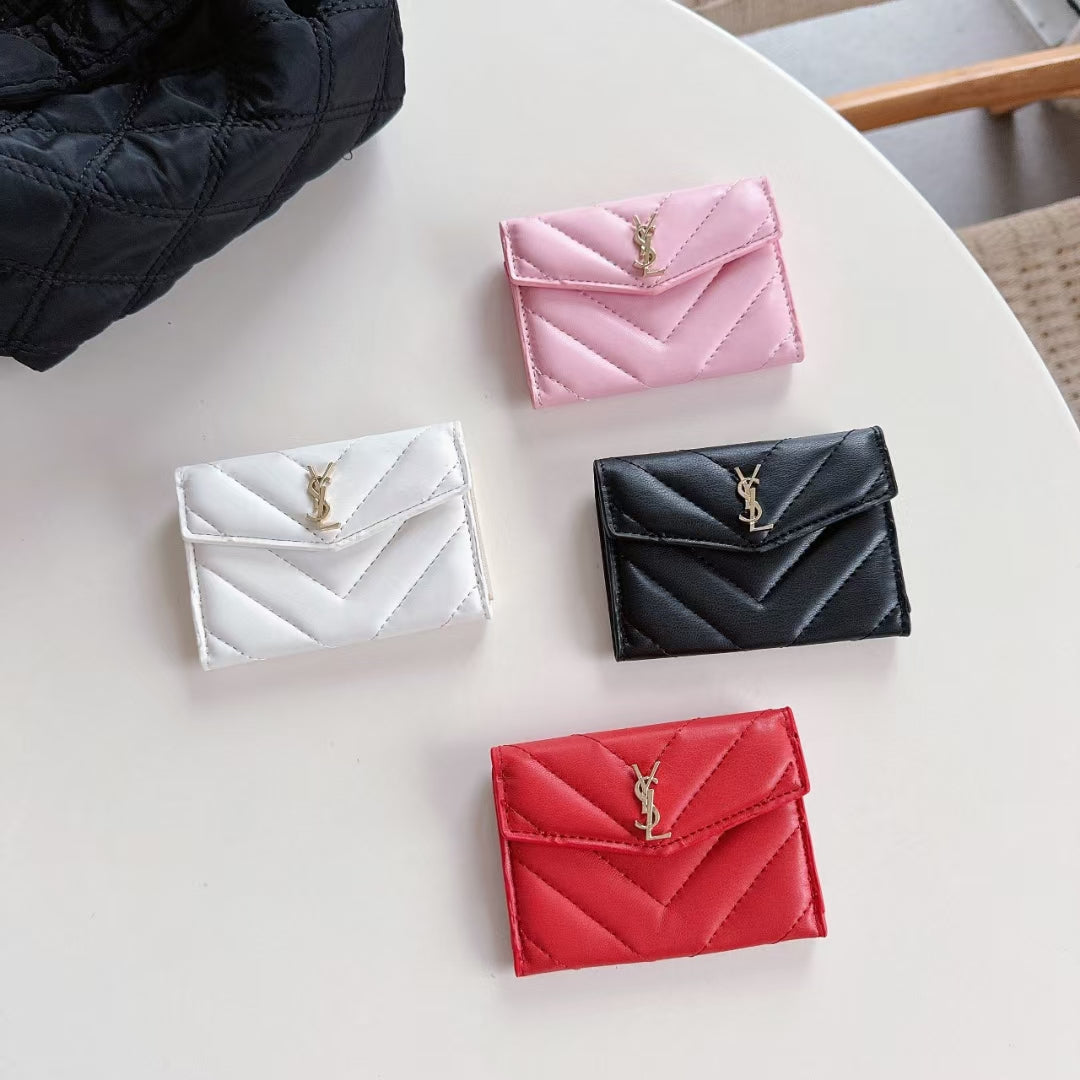 YSL Signature Slim Luxe Card Case - Elegance in Your Pocket