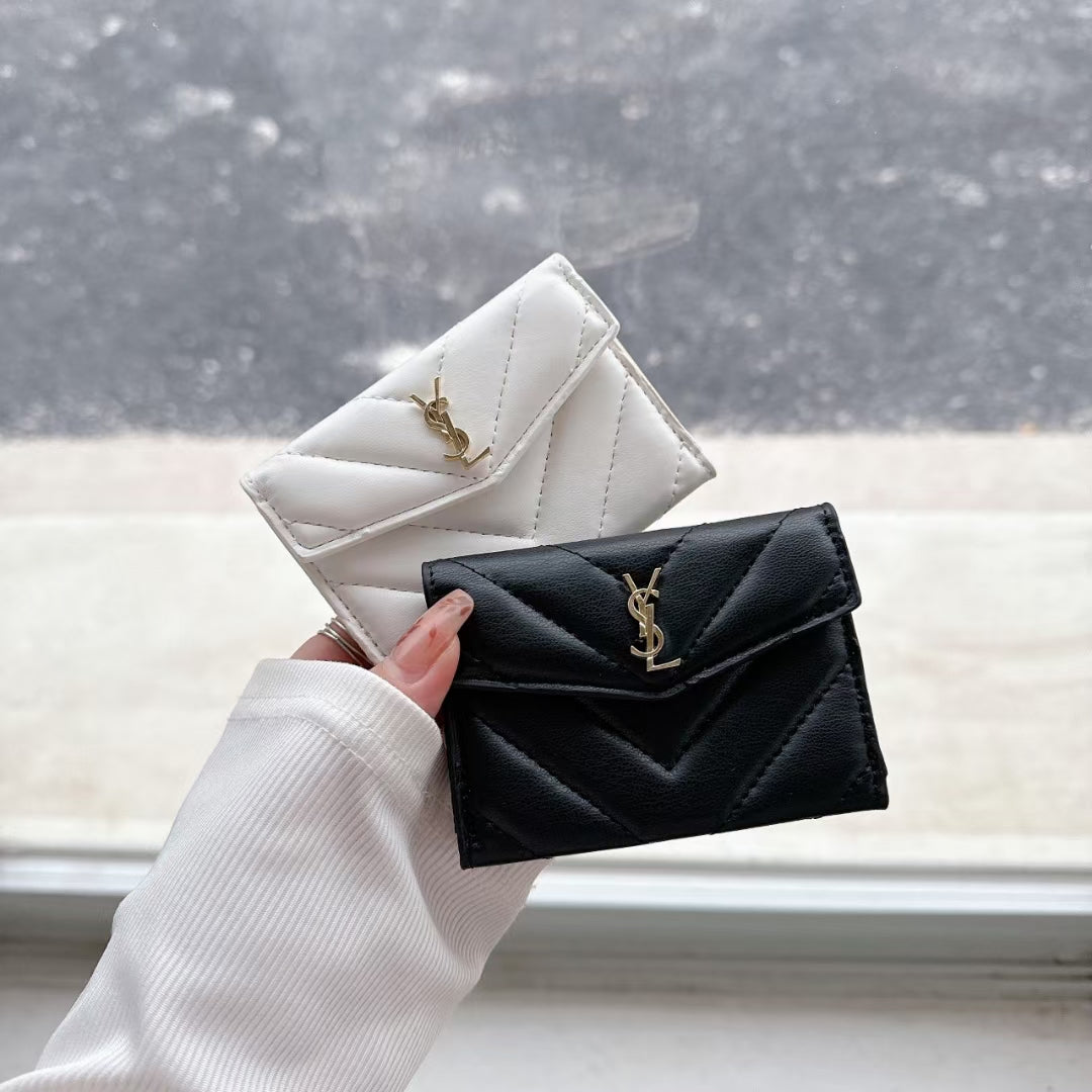 YSL Signature Slim Luxe Card Case - Elegance in Your Pocket