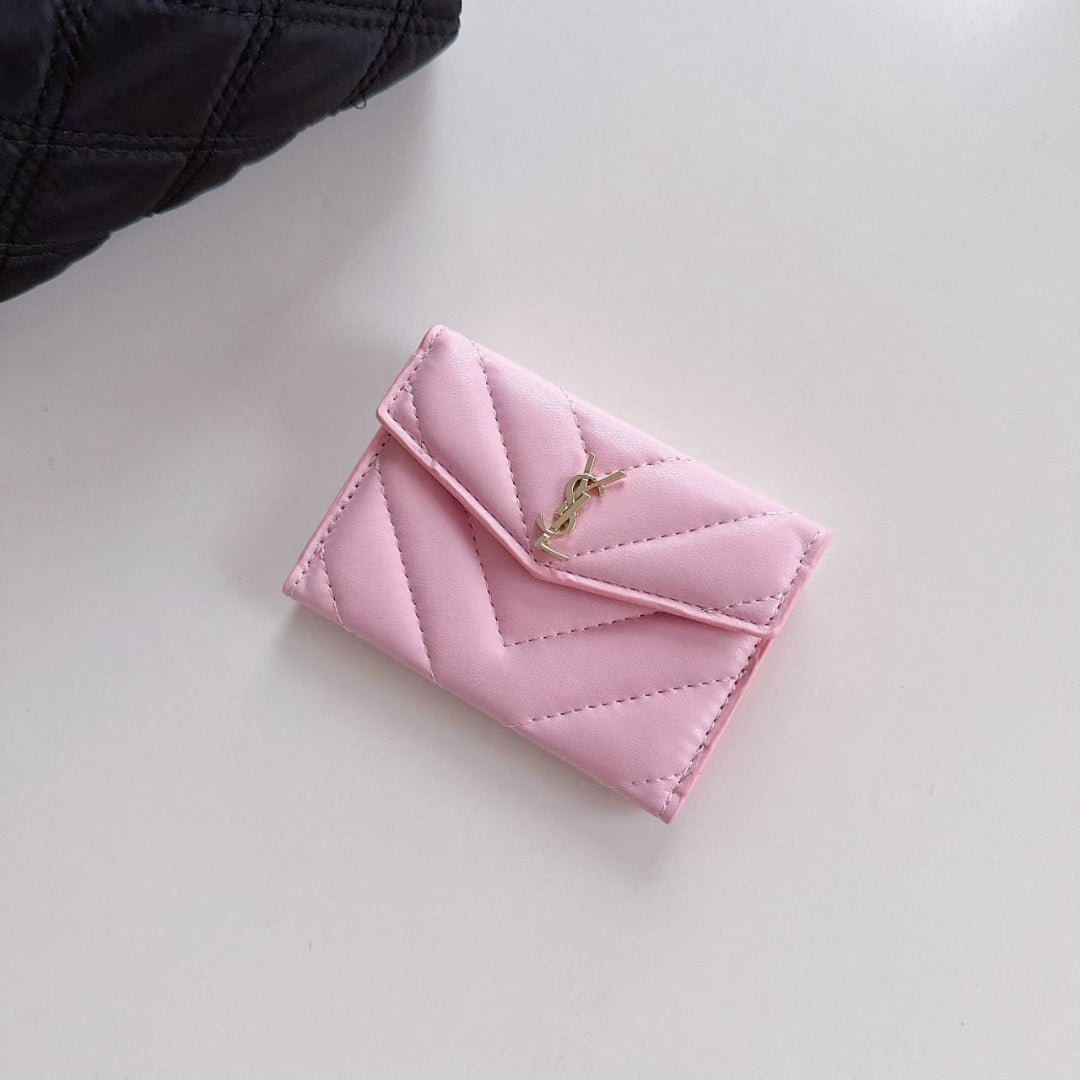 YSL Signature Slim Luxe Card Case - Elegance in Your Pocket