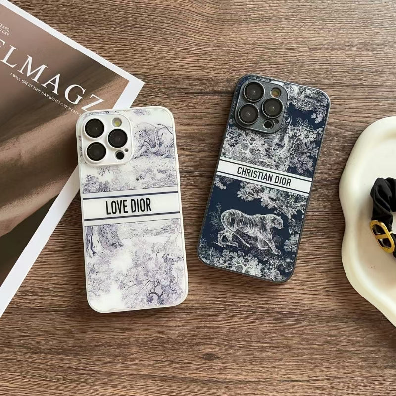Dior Wilderness Inspired Fashion iPhone Case in Jungle Print