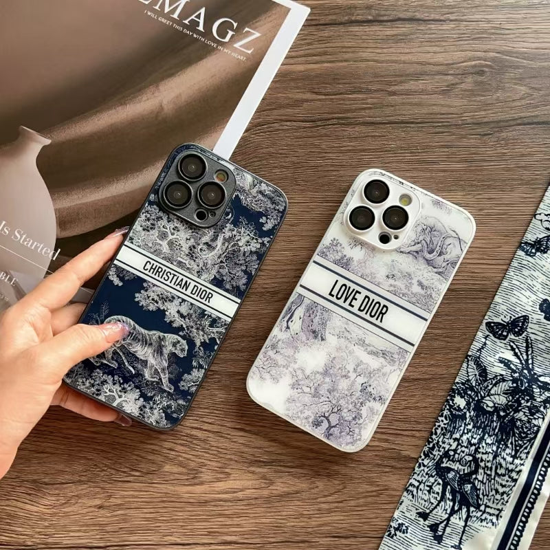 Luxurious Dior iPhone Case with Wilderness Motifs