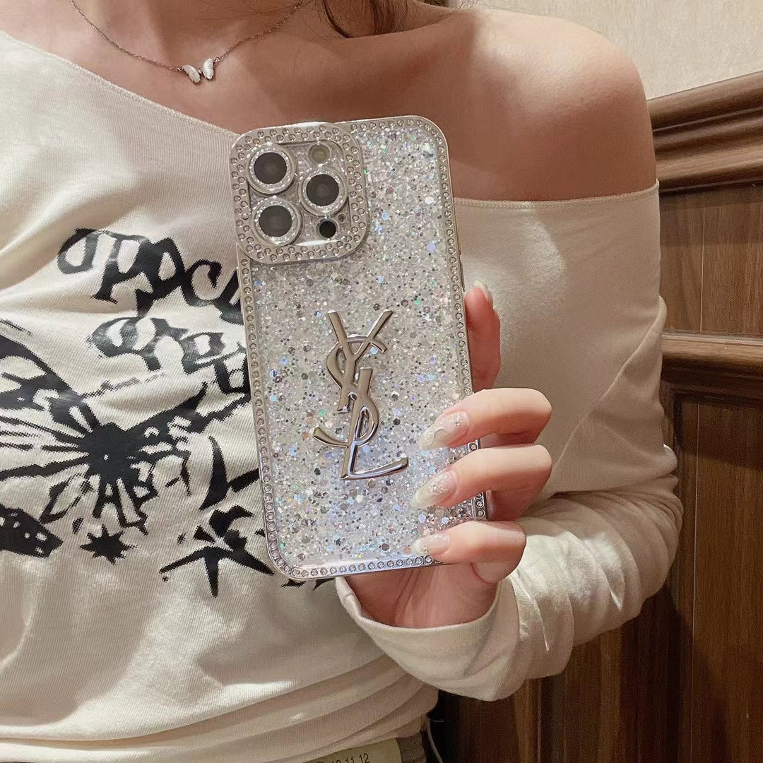 Signature Design YSL iPhone Case
