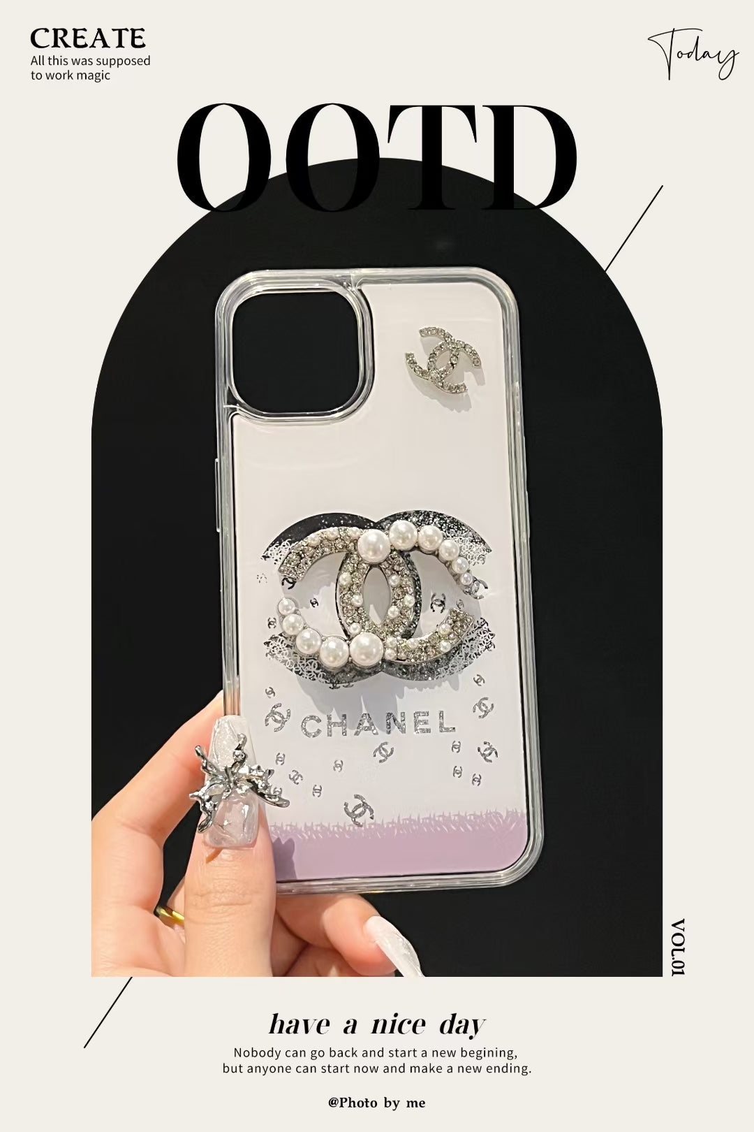Elegant Design Chanel Luxury iPhone Case