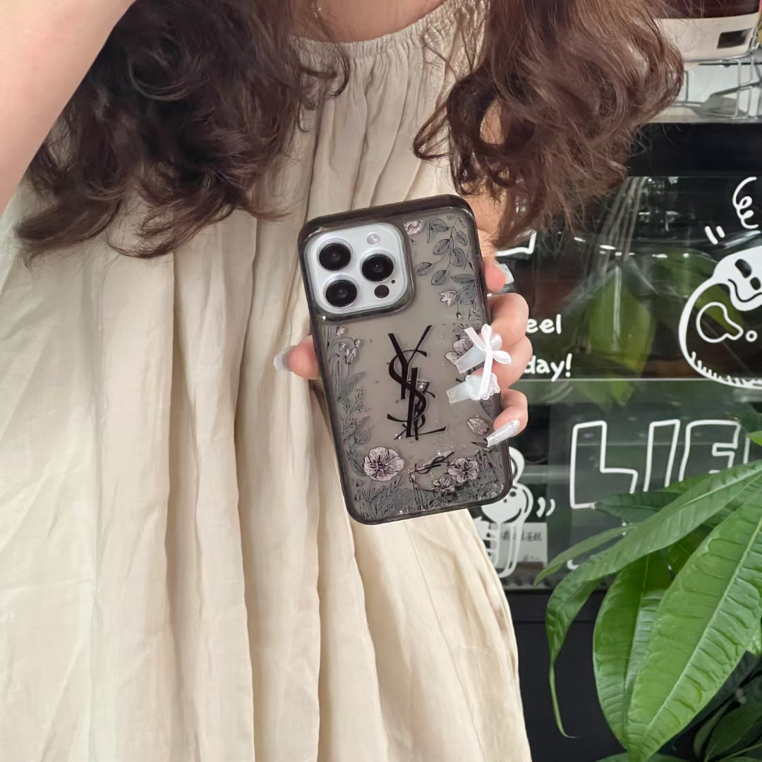 YSL Luxury iPhone Case Iconic Style