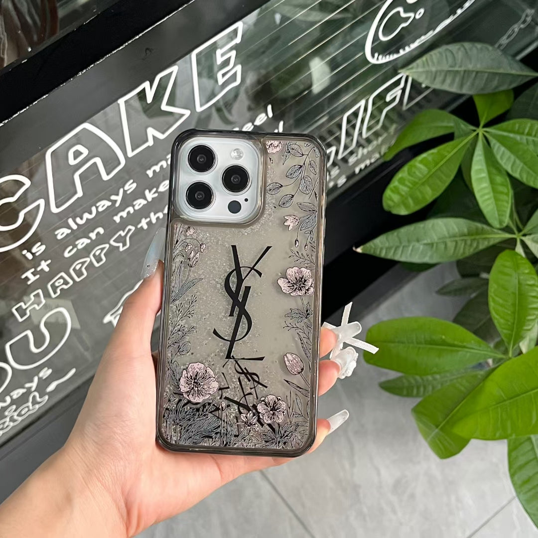 YSL Luxury iPhone Case Iconic Style