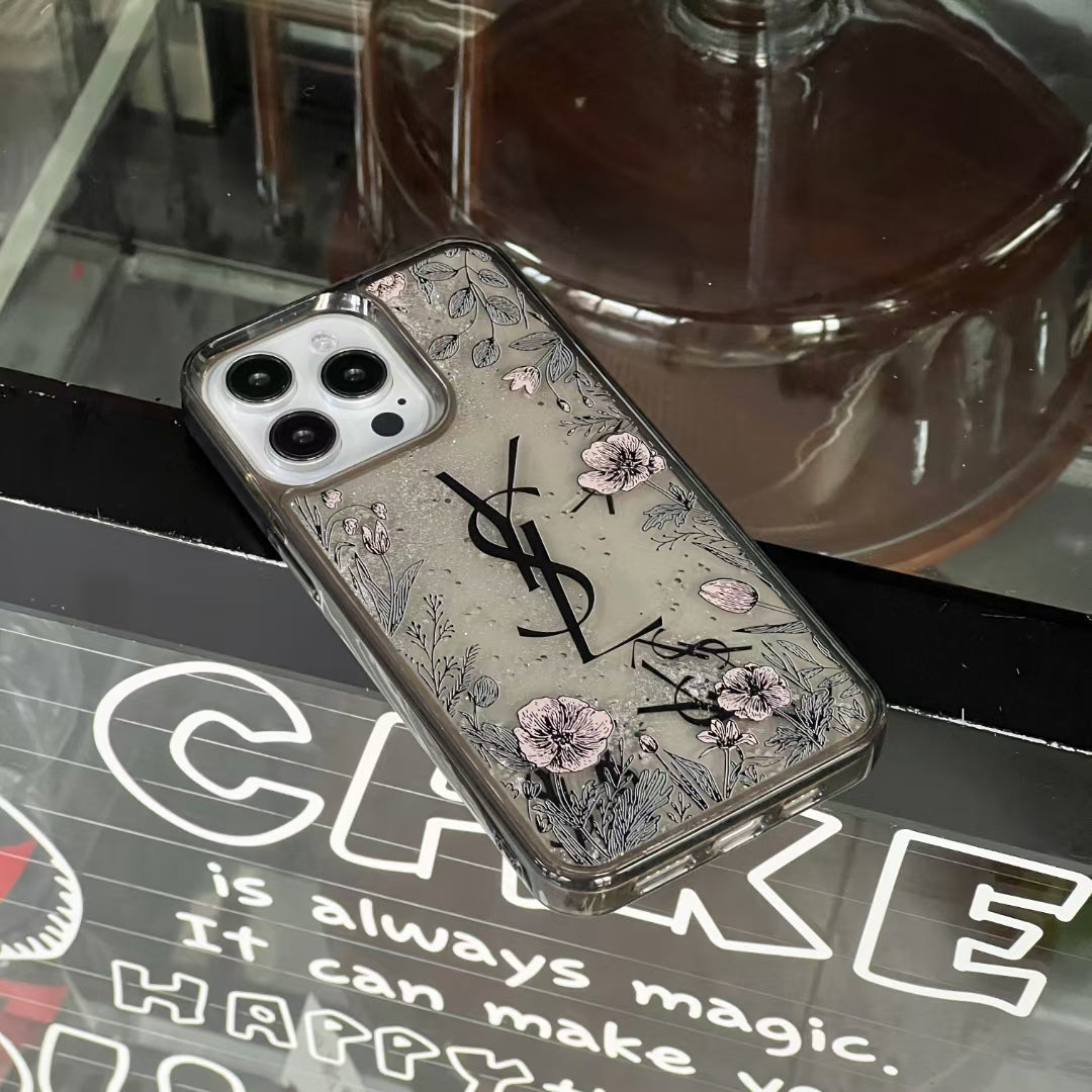 YSL Luxury iPhone Case Iconic Style