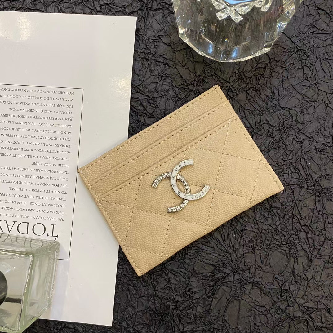 Chanel Timeless Elegance Caviar Leather Card Holder