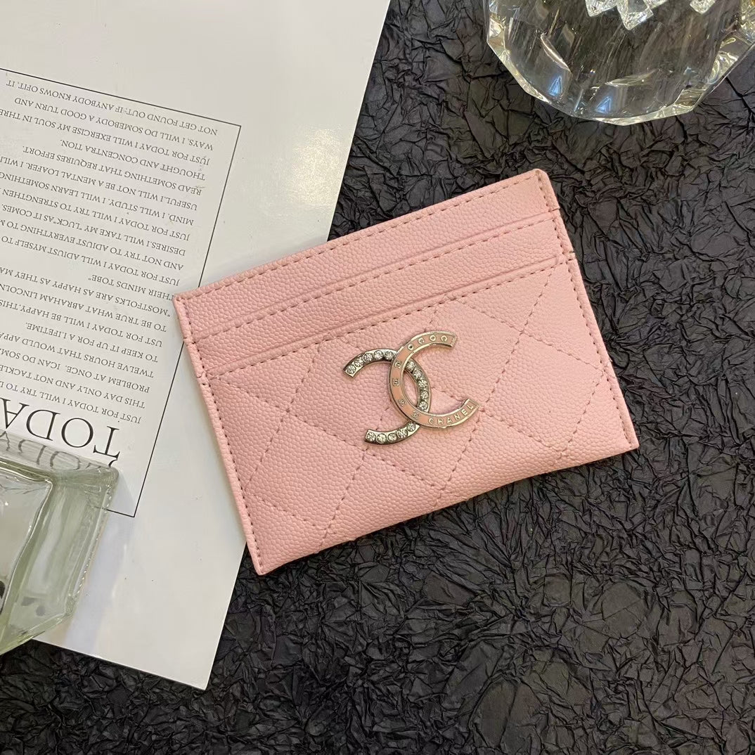 Chanel Timeless Elegance Caviar Leather Card Holder
