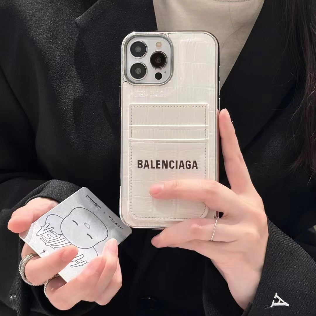 Balenciaga Signature Soft Case Fashionable with Card Holder