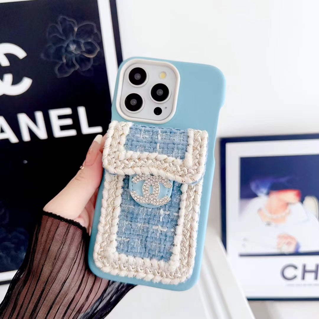 Chanel Classic Logo Silicone Case with Card Holder
