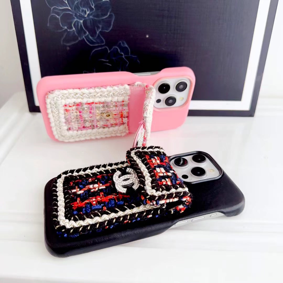 Chanel Classic Logo Silicone Case with Card Holder