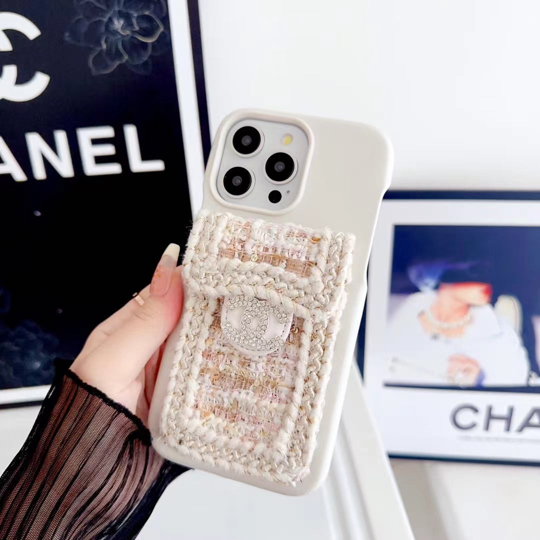 Chanel Classic Logo Silicone Case with Card Holder