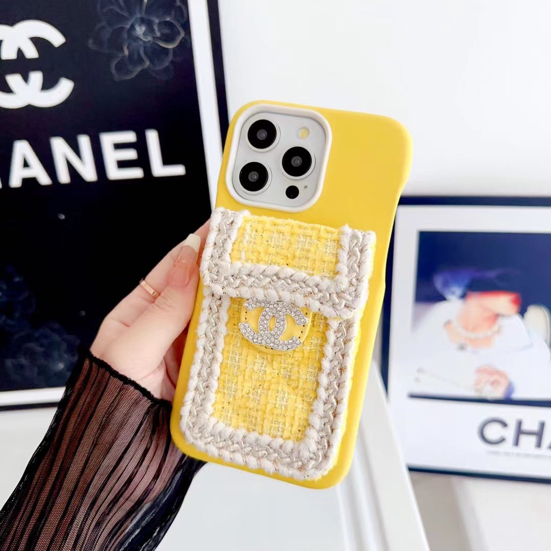 Chanel Classic Logo Silicone Case with Card Holder