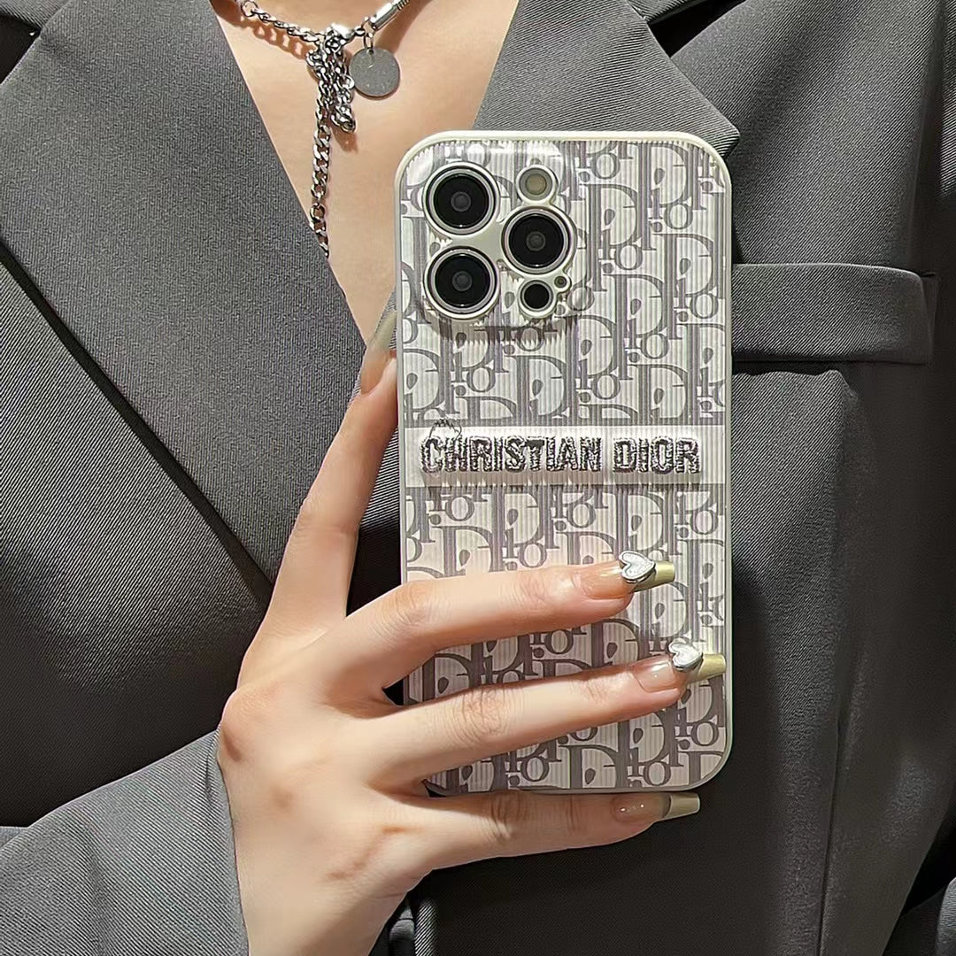 Luxury Dior Phone Case with Sleek Card Pocket