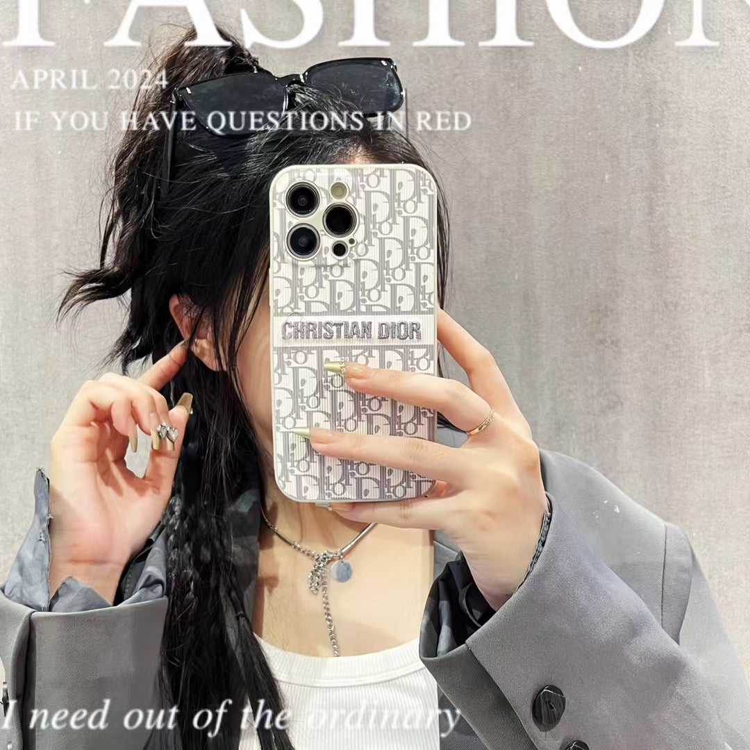 Luxury Dior Phone Case with Sleek Card Pocket
