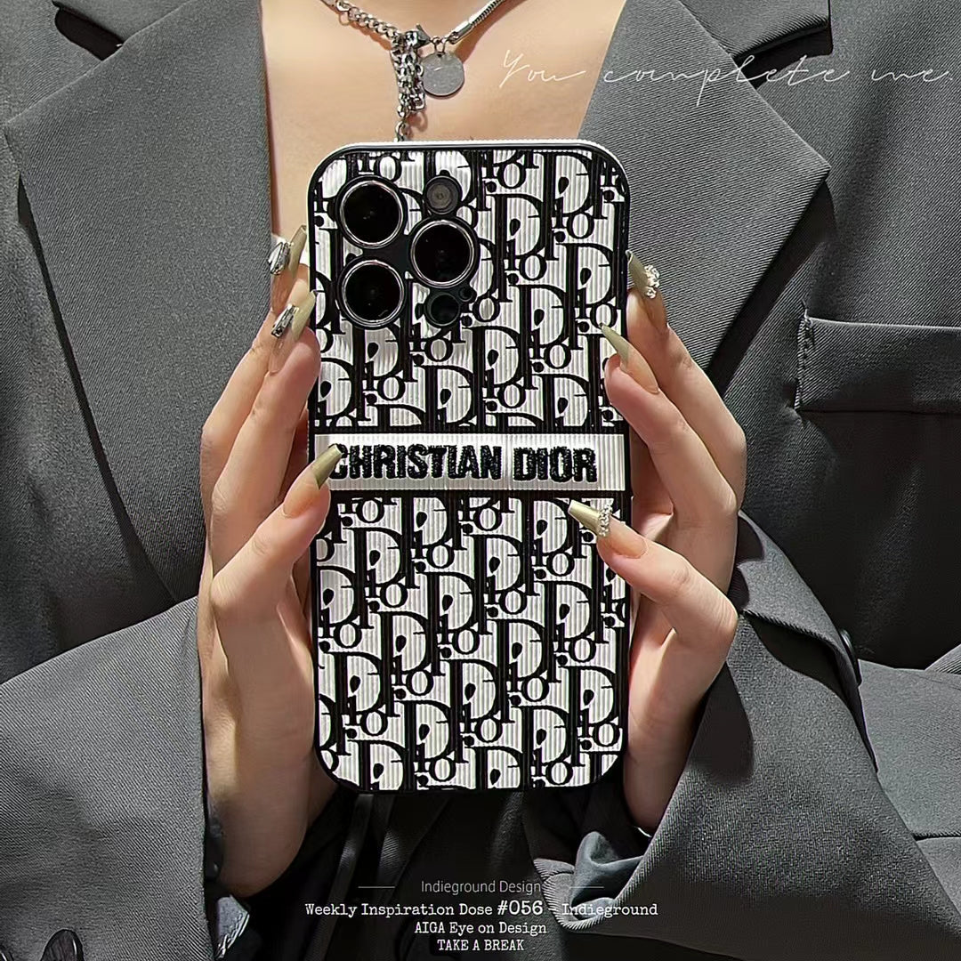 Luxury Dior Phone Case with Sleek Card Pocket