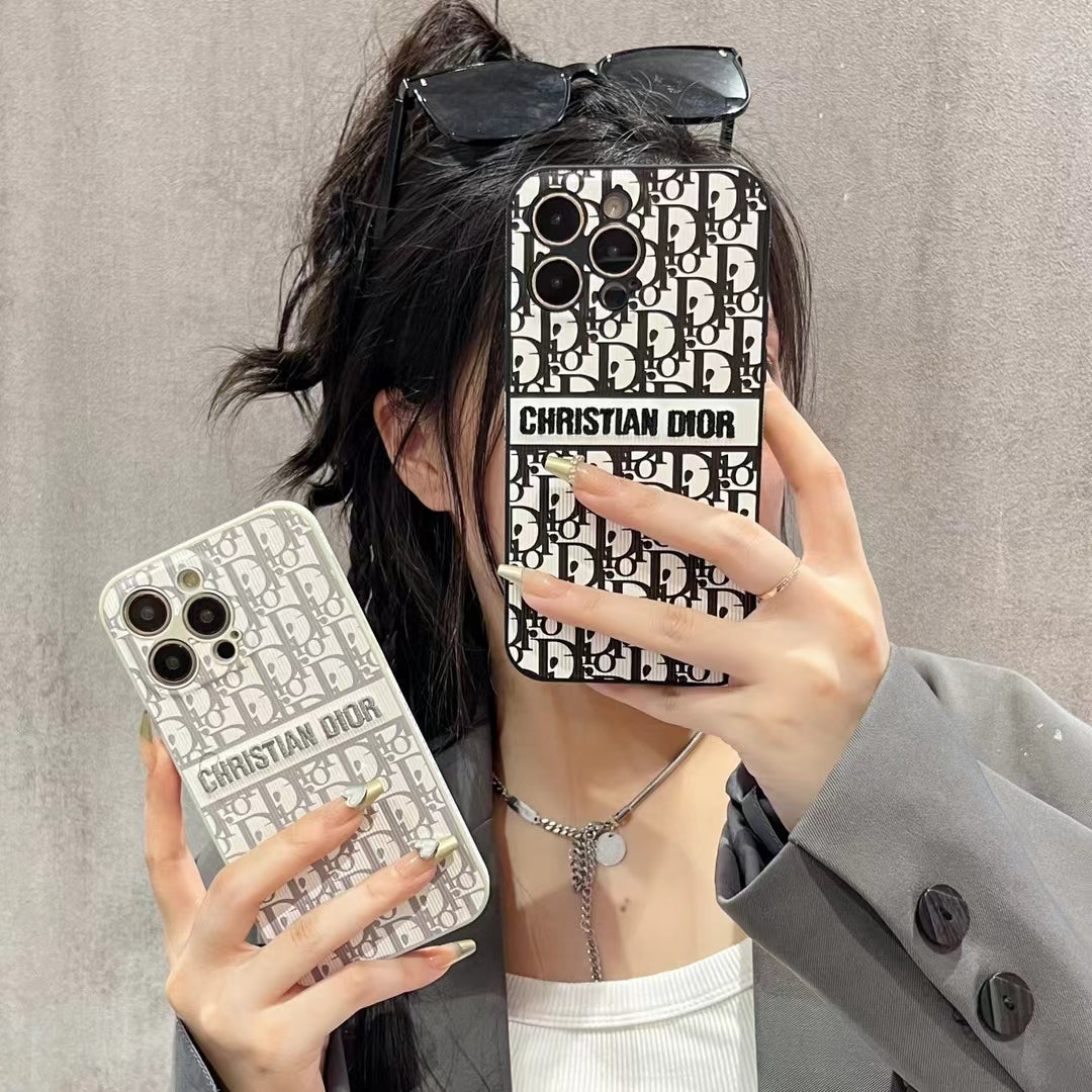 Luxury Dior Phone Case with Sleek Card Pocket