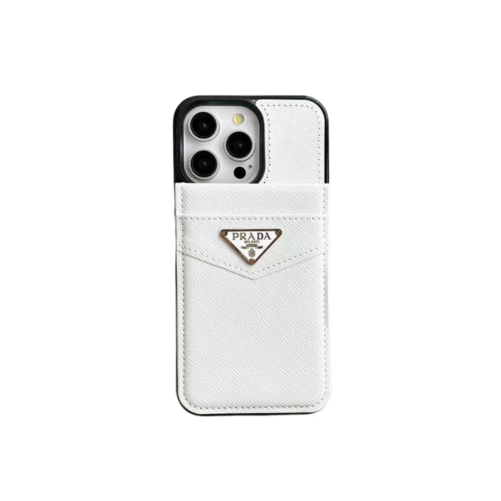 Modern Signature Shield Prada / Gucci / Hermes iPhone Case