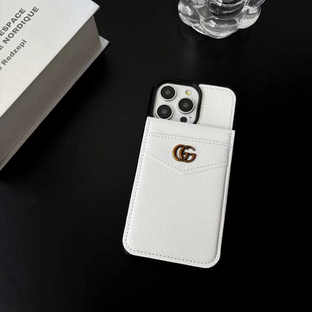 Modern Signature Shield Prada / Gucci / Hermes iPhone Case