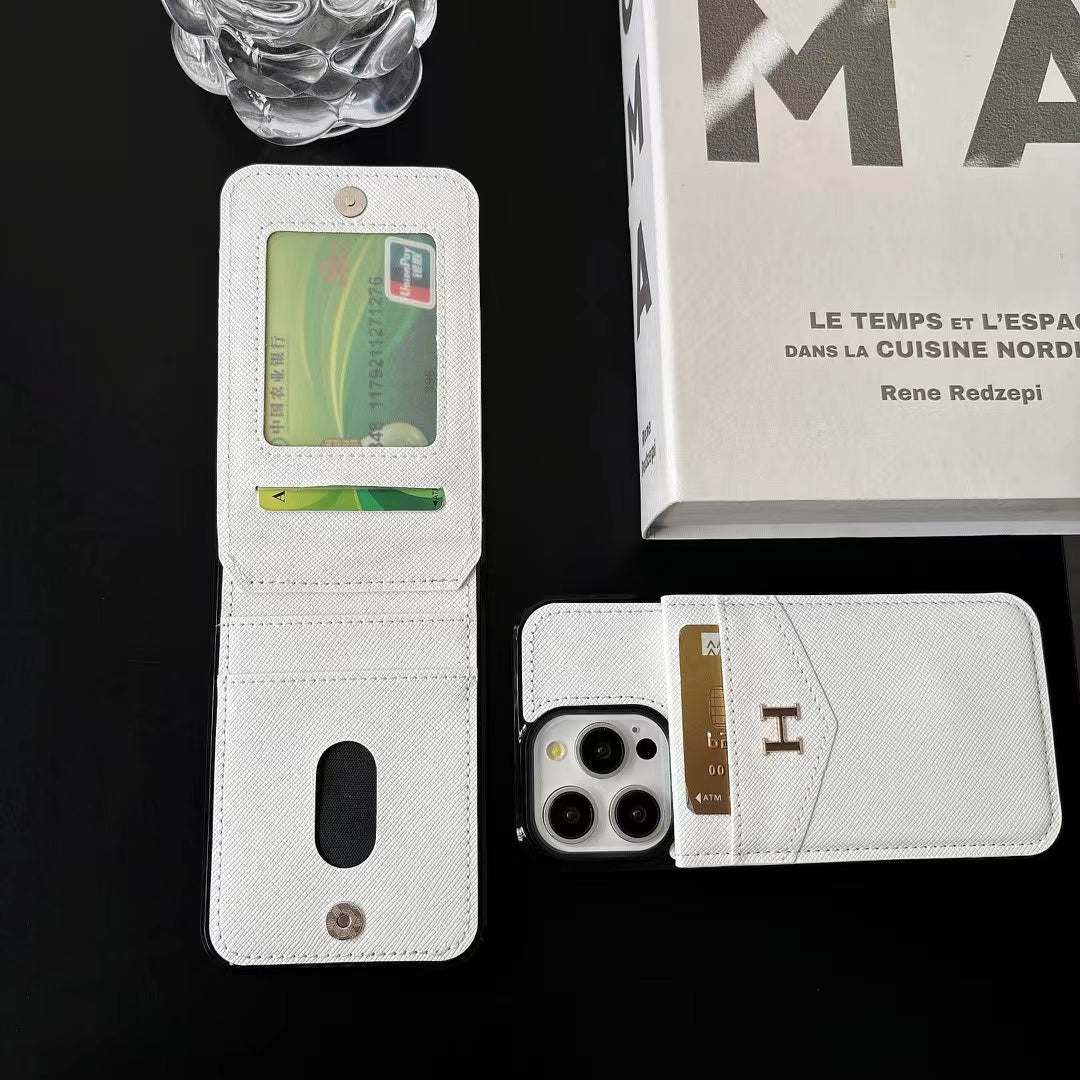 Modern Signature Shield Prada / Gucci / Hermes iPhone Case
