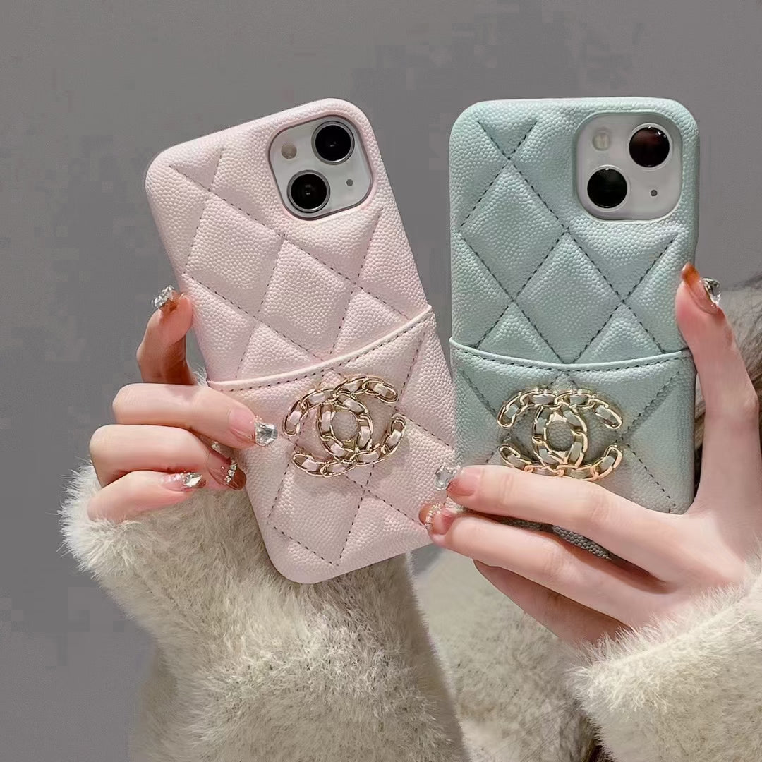 Chanel with Card Slot Phone Case