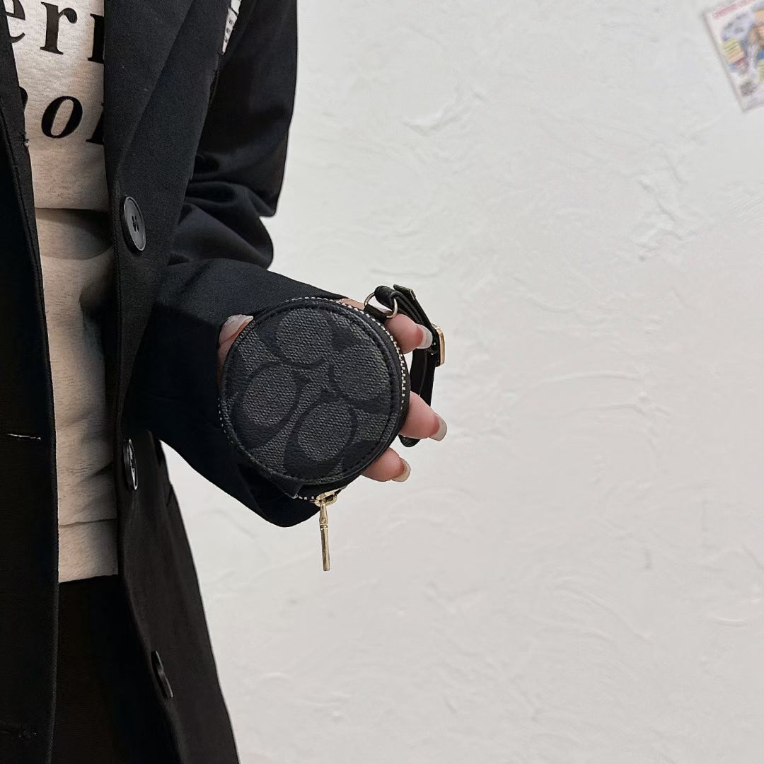 Coach Signature Snap Case for AirPods
