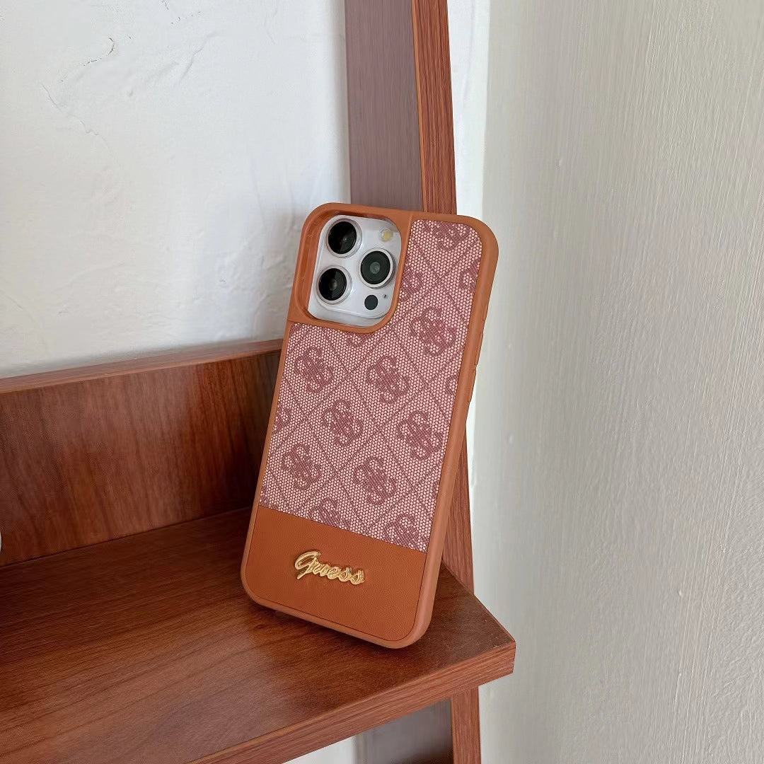 Chic Style Guess Logo iPhone Case