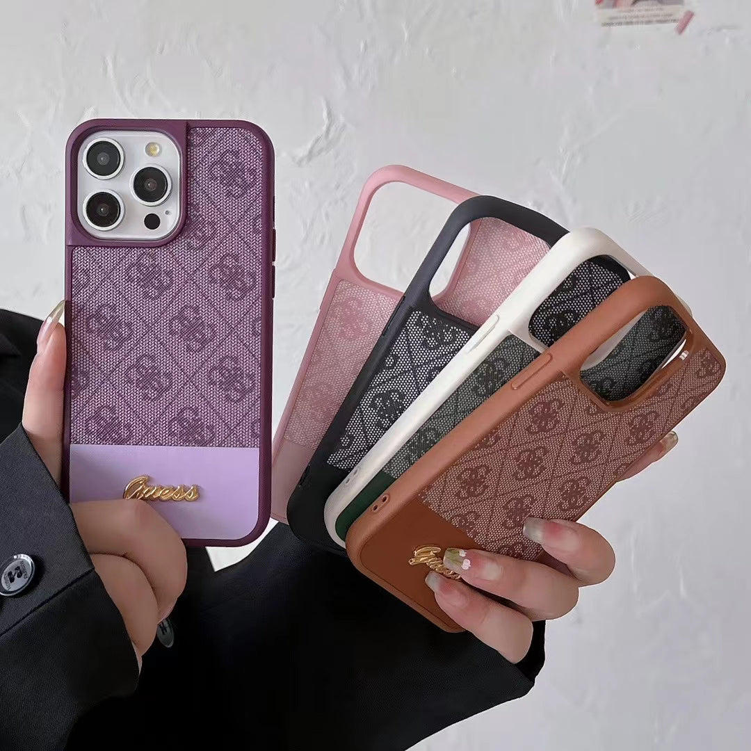 Chic Style Guess Logo iPhone Case