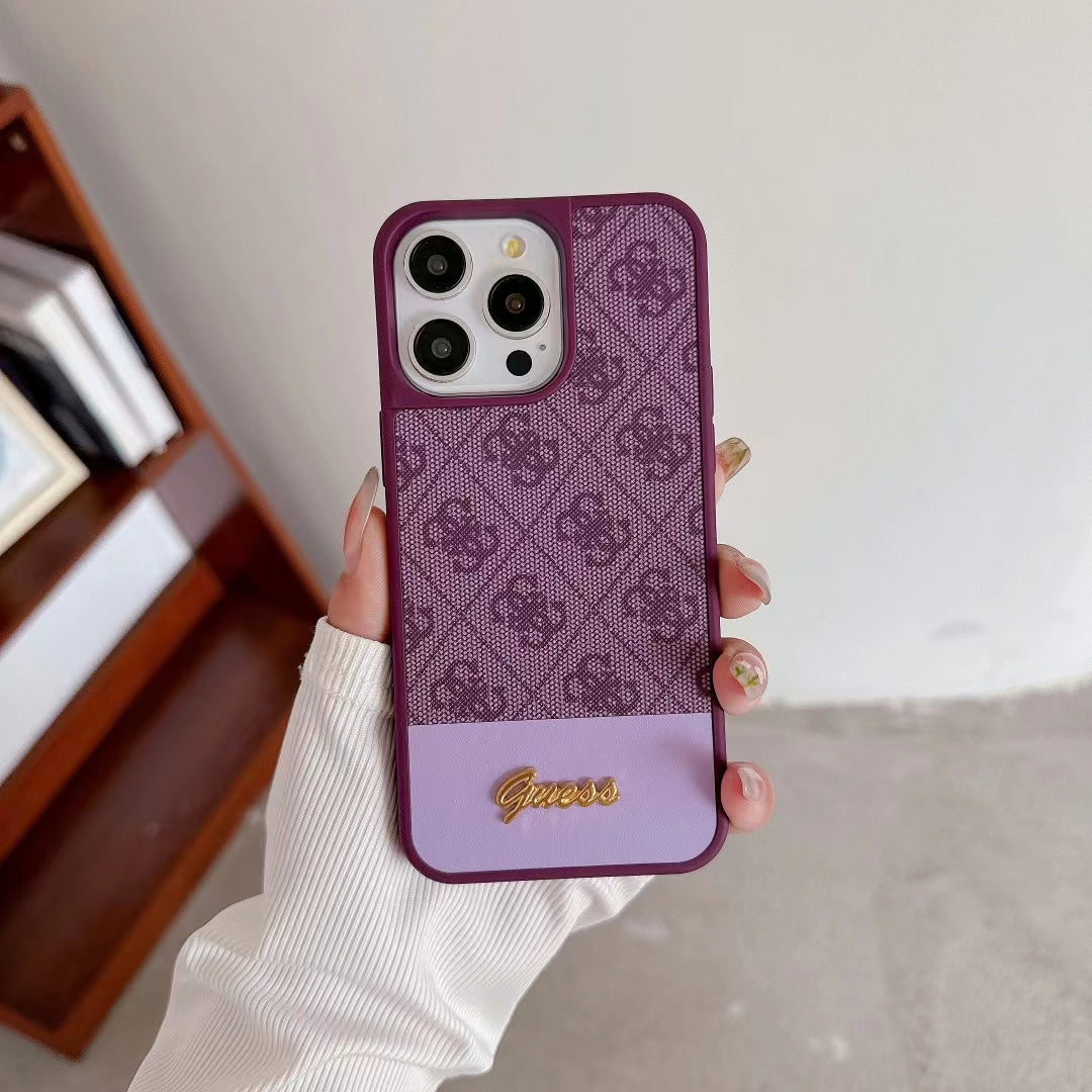 Chic Style Guess Logo iPhone Case