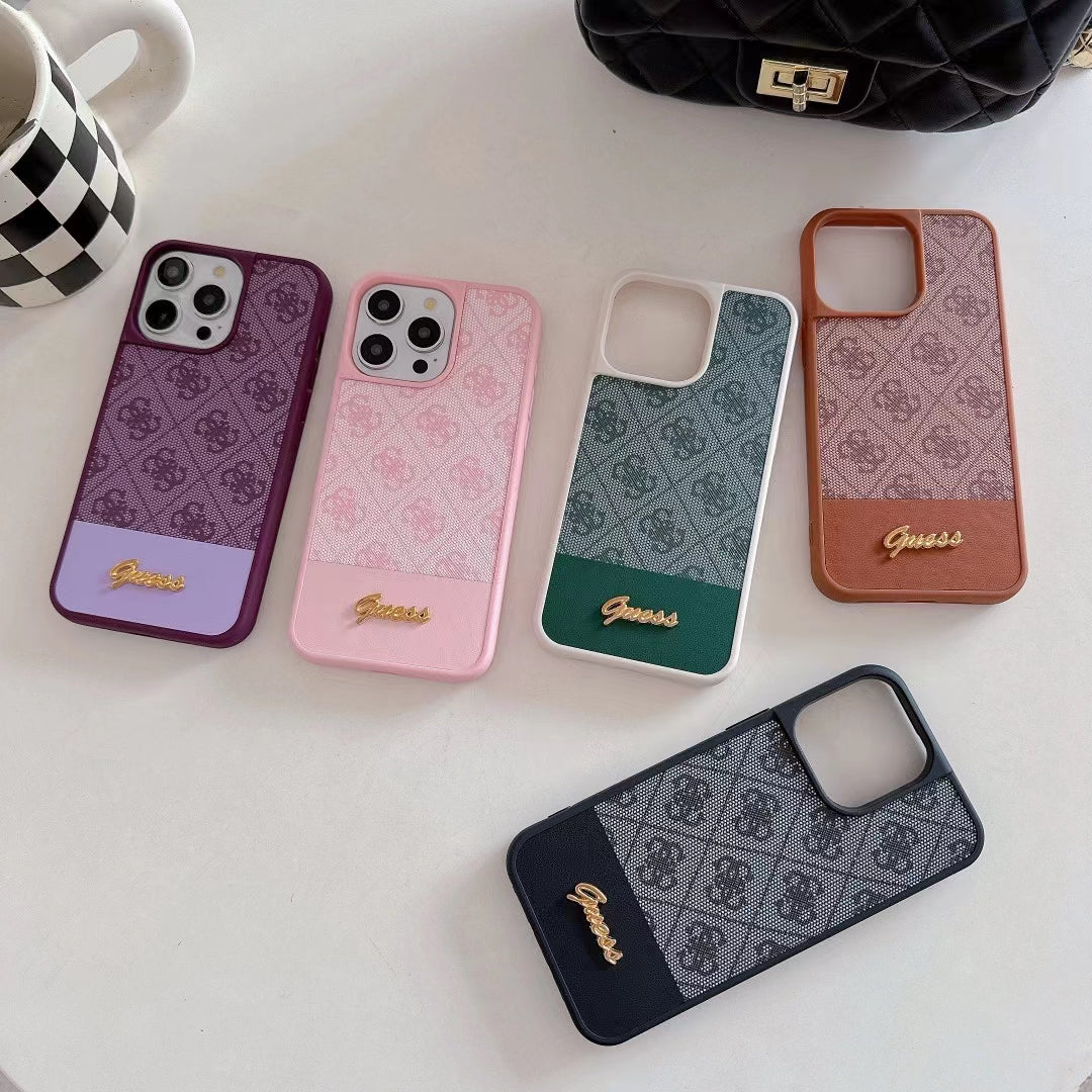 Chic Style Guess Logo iPhone Case