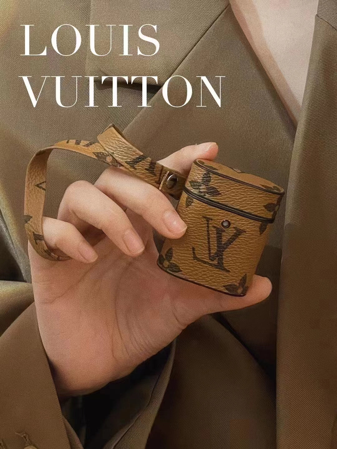 LuxePod Charm: Signature LV AirPods Case