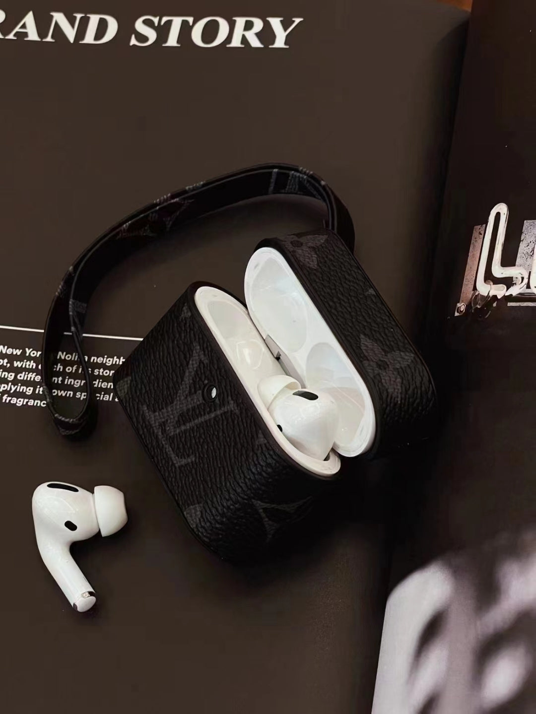 LuxePod Charm: Signature LV AirPods Case